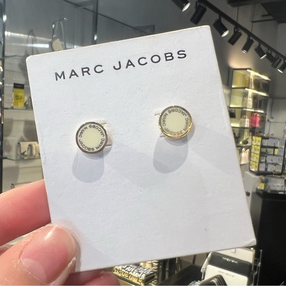 Marc Jacobs White Earrings Women - Picture 1 of 1